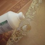 How to wipe off polyurethane foam