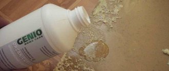 How to wipe off polyurethane foam