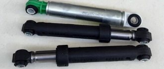Dampers for washing machines