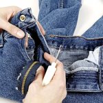 If you are dealing with jeans, the solution may be