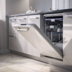 Dimensions of built-in dishwashers
