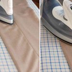 Ironing linen clothes