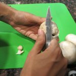 how to clean store-bought champignons before cooking