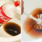 How to clean a toilet with Coca-Cola