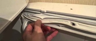How to change the rubber seal on an Indesit refrigerator yourself