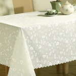 How to smooth an oilcloth tablecloth