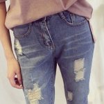 How to make holes in jeans with your own hands?