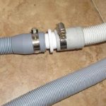 How to extend the drain hose of a washing machine