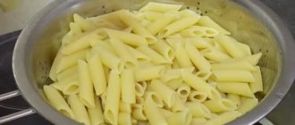 How to cook pasta in a saucepan according to a step-by-step recipe