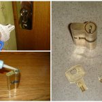 How to remove a broken key from a door lock