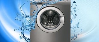 What is the water consumption of the washing machine?