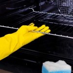 Washing glass in the oven