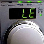 LE error on LG washing machine