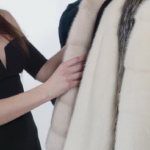 Preventing creases on a fur coat