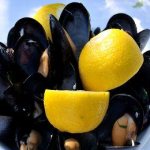 Cooking mussels in Greece