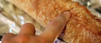 проверка мягкости хлеба