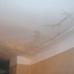 ceiling repair after a flood
