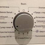 Synthetic mode in Siemens washing machines