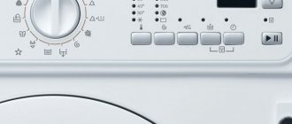 Washing modes and times in the Electrolux washing machine