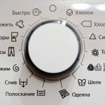 Washing modes in a washing machine: features and designations