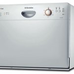 Electrolux silver dishwasher