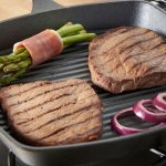 Grill pan. How to cook vegetables, steak, fish, chicken on it 