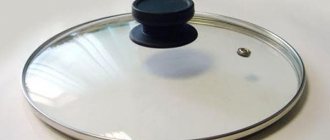 Glass pan lid