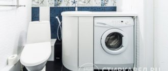 Установить стиральную машину под столешницу можно как на кухне, так и в ванной комнате