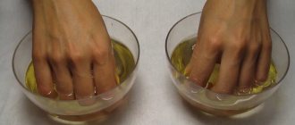 baths for removing iodine from nails