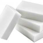 Externally, melamine sponges are no different from foam sponges for washing dishes or cleaning.